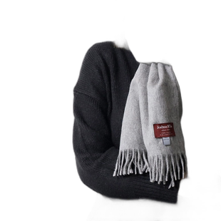 日本直邮 Joshua Ellis 秋冬女士简约百搭防寒羊绒披肩RWC50522