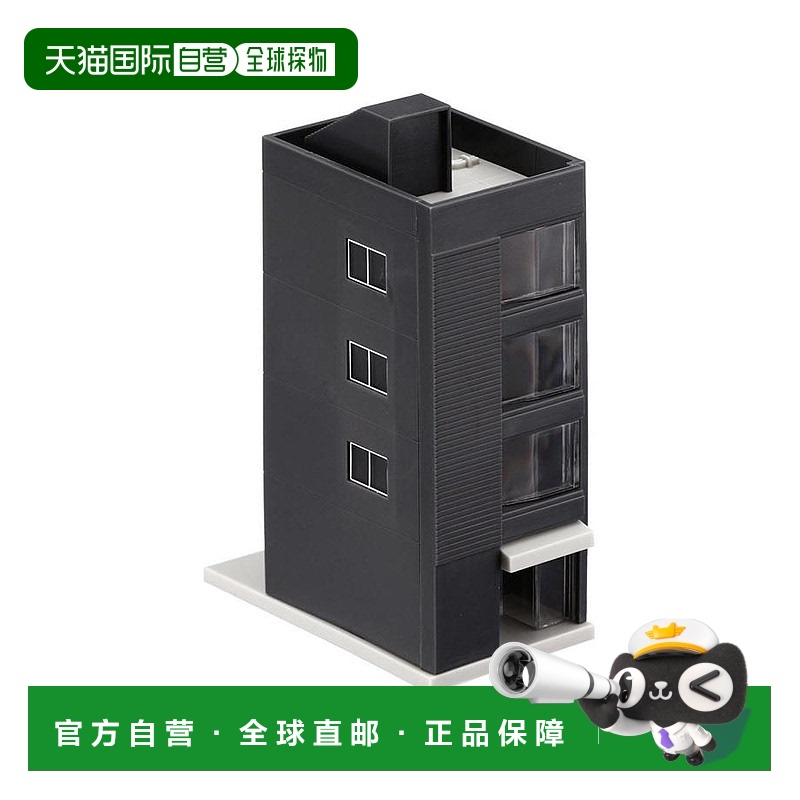 【日本直邮】TOMYTEC建筑模型TOMIX商业大楼A深灰色4242铁路模型