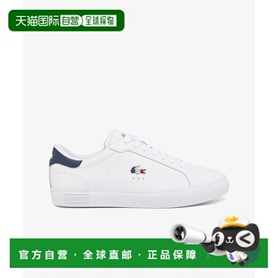 1h可退 日本直邮LACOSTE 男士经典三色鳄鱼LOGO网球鞋 49SMA0080