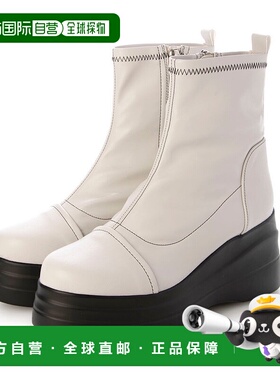 日本直邮YOSUKE 厚底弹力靴 [4460031 YO729BW020834]黑色 厚底鞋