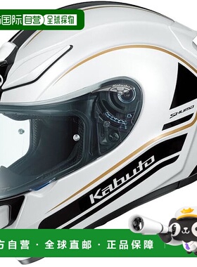 【日本直邮】OGK KABUTO 摩托车全盔头盔 SHUMA NOVA 珍珠白黑色L