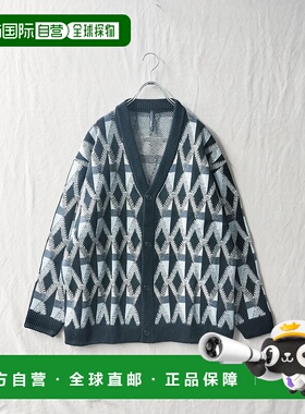 1h可退 日本直邮Starting Over 男女同款大号剪影几何图案开衫 22