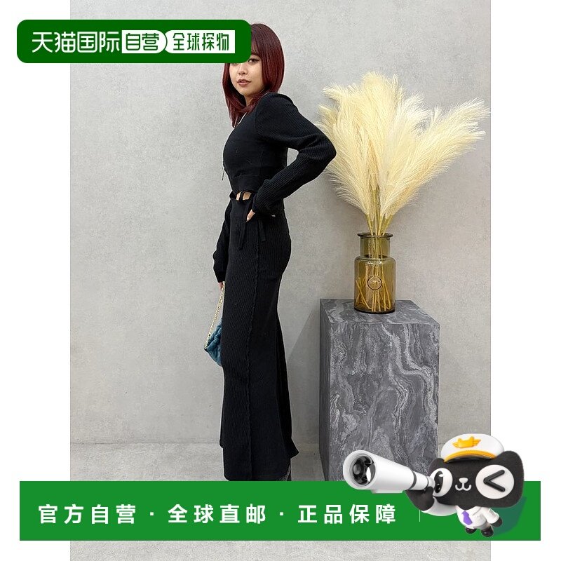 1h可退 日本直邮EVRIS 女装 宽松针织连衣裙 半露肤剪裁设计 3725,女装/女士精品,连衣裙,淘宝优惠券,粉丝福利购,淘宝优惠卷