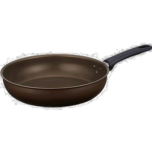 【日本直邮】Thermos膳魔师 平底锅28cm 深棕 燃气用KFL-028 DBW