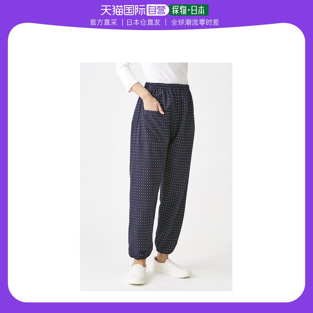 【日本直邮】cervin男女同款舒适休闲裤白色圆点宽松日常正品运动
