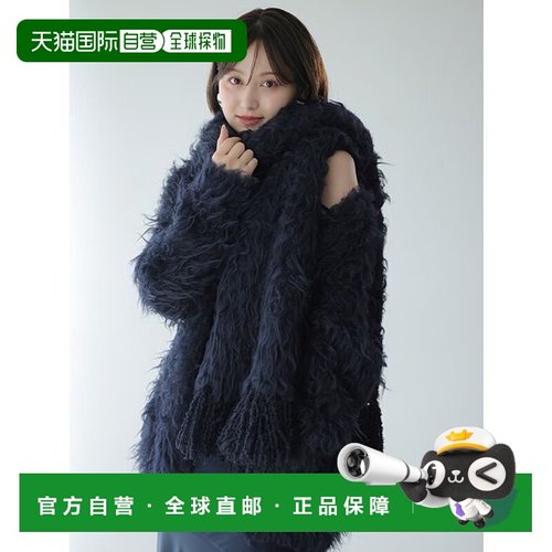 日本直邮SNIDEL 仿皮草长围巾 98660702