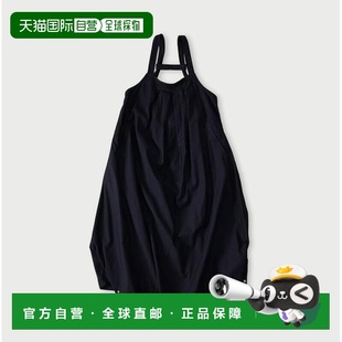 背部缎面褶皱连衣裙 薄款 1h可退 日本直邮45R