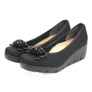 日本直邮高跟鞋系带坡跟 FIRST CONTACT女士 鞋跟6CM 39603 396