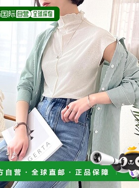 日本直邮Classical Elf 2way宽松薄纱无袖上衣 C04519EW05802 上