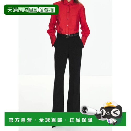 日本直邮MANGO 37056014 Mango 长裤 -- PAPER（黑色）