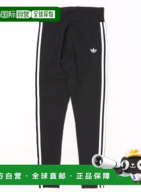 1h可退 日本直邮adidas 女装 高腰修身 三线 leggings 紧身裤 706