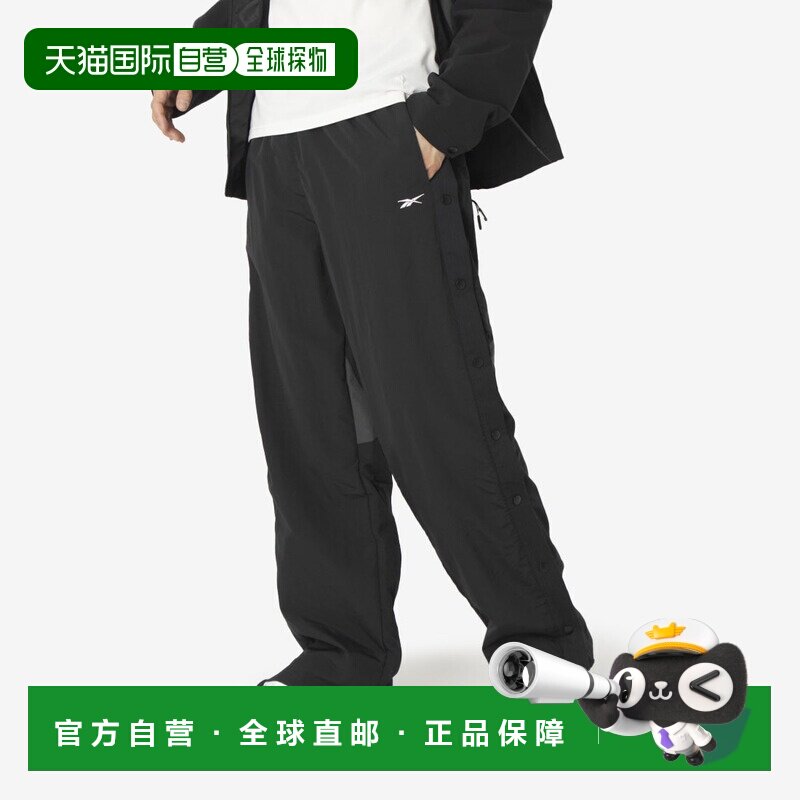 日本直邮Reebok 156372 Snap Pants  RBK.B SNAP PANT（黑色）裤