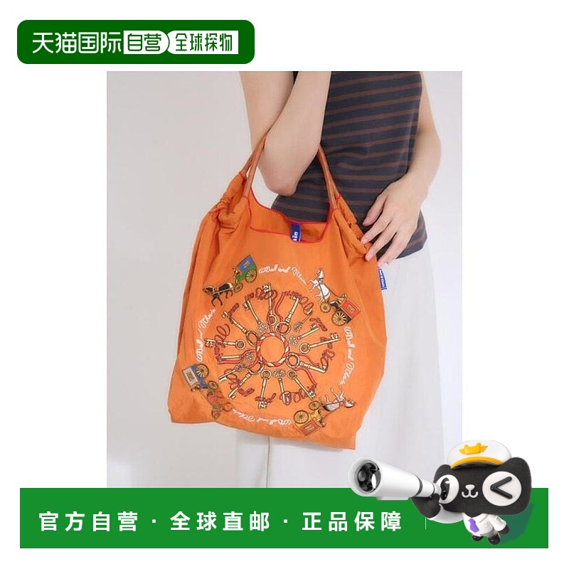 日本直邮日潮 Ball&Chain钥匙与马车刺绣单肩包环保袋斜挎包礼物