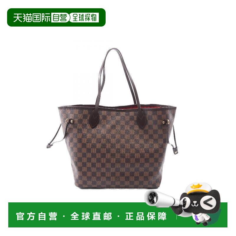 日本直邮中古LV路易威登女包A级95新Neverfull MM购物袋托特包
