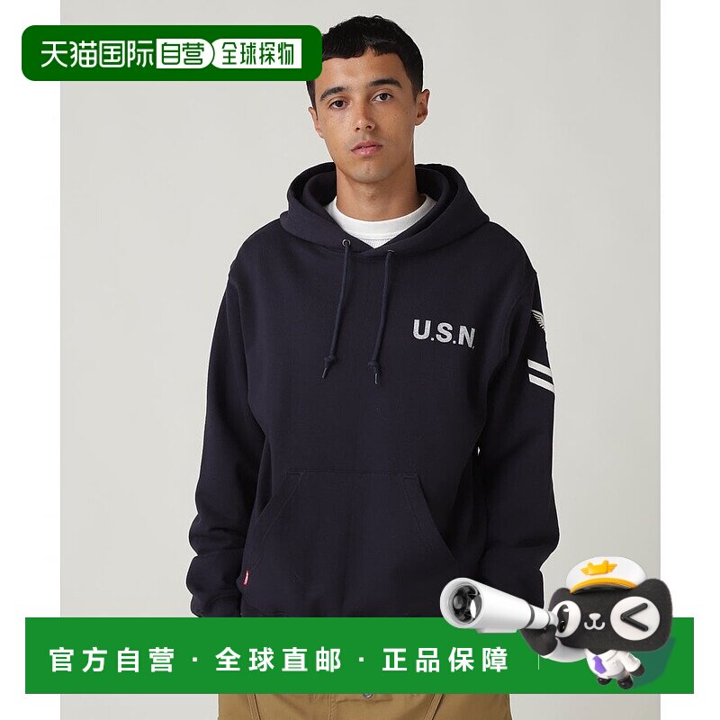 日本直邮AVIREX 海军风套头派克外套 [AV1129EM018156]