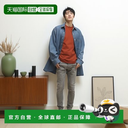 1h可退 日本直邮BEAMS男士宽松版型复古风全棉迷你纽扣衬衫 11111