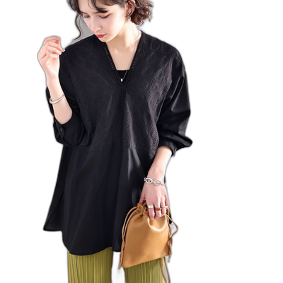 1h可退 日本直邮Classical Elf classicalelf 女士复古刺绣百搭棉