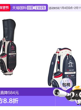 日本直邮Munsingwear 高尔夫合成皮革企鹅刺绣球童包