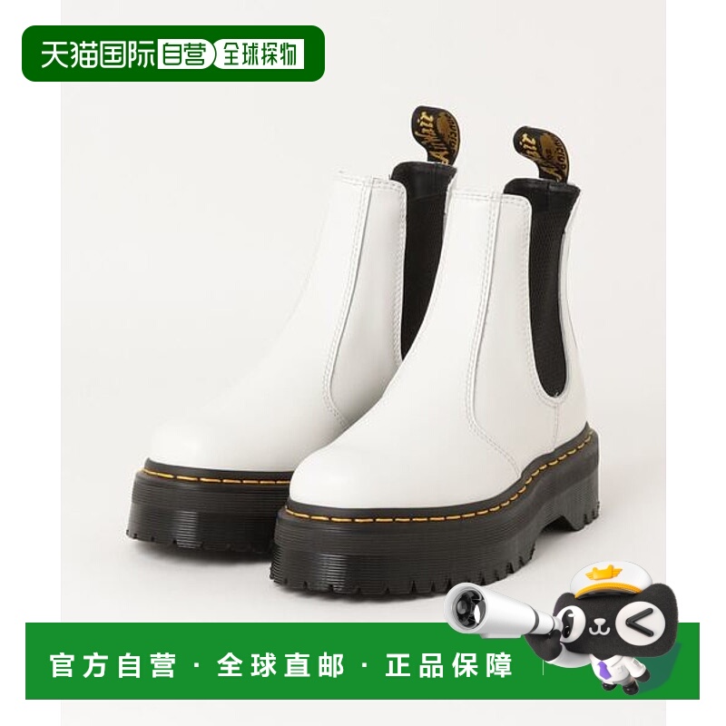 日本直邮Dr.Martens马丁 Quad Leather Platform Chelsea Boots