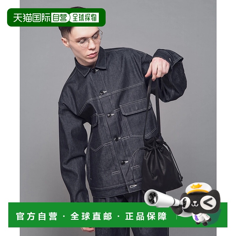 1h可退 日本直邮MR.OLIVE 男装 防水牛革抽绳包 原创面料 日本制