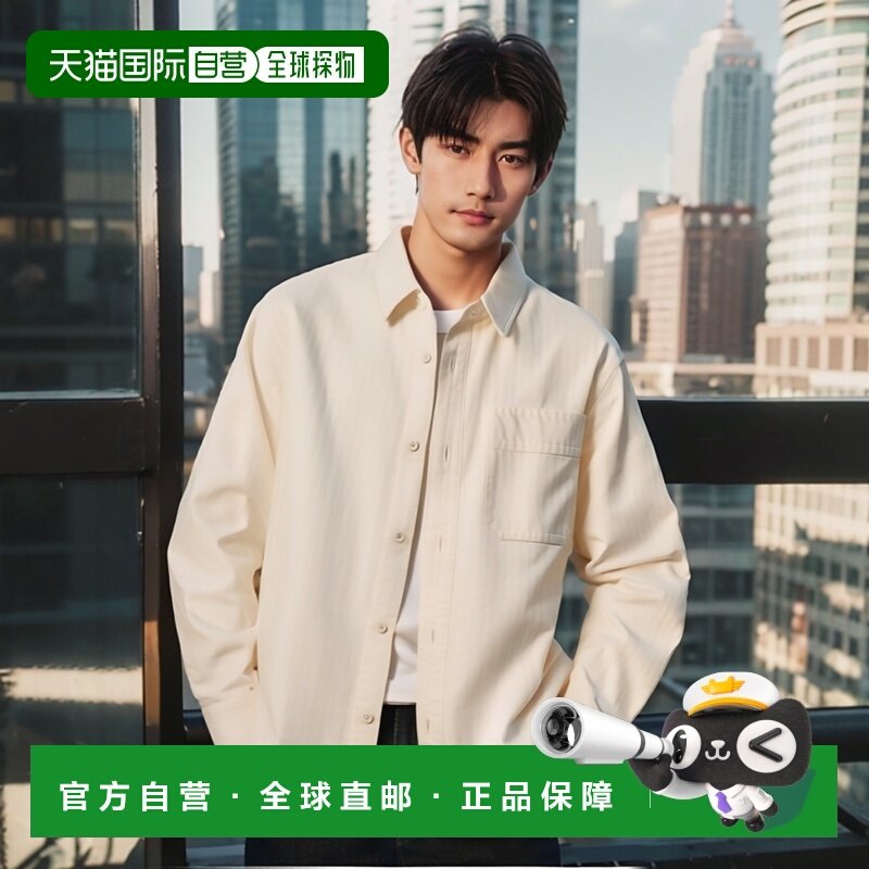 日本直邮 APC 衬衫衬衫外套式衬衫白色男式 APC H02918 COFCN AAC