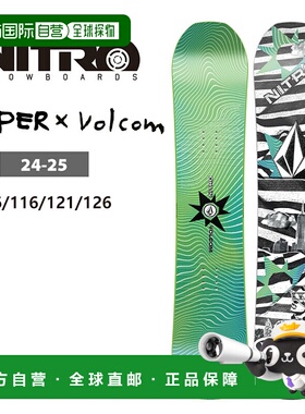 日本直邮NITRO 滑雪板 儿童板 RIPPER X VOLCOM 青少年 Ripper Vo