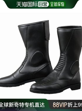 【日本直邮】KOMINE摩托车配件骑士骑行保护鞋靴黑色28.0cmK20230