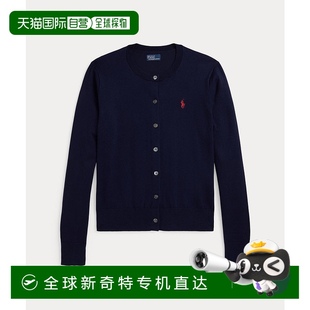WMPOSWE 1h可退 日本直邮Polo Ralph Lauren女士棉质罗纹圆领开衫