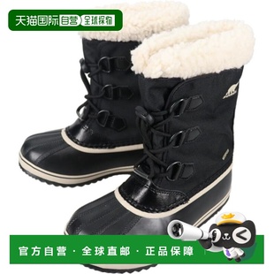 PAC YOOT NYLON 010 日本直邮SOREL 防水冬靴黑色NY5191 儿童