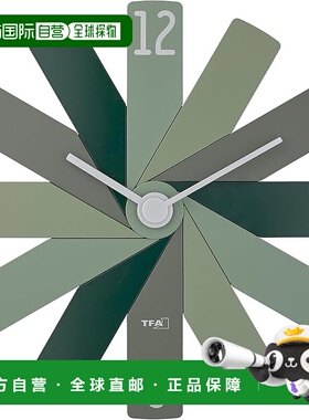 【日本直邮】MAG（饰品）装饰壁挂钟40x40cm 绿色 W-815A GR-Z