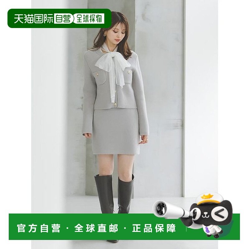 日本直邮SNIDEL 狐狸针织裙 [SN1728EW045312]裙子短裙