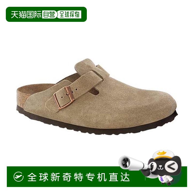 1h可退 BIRKENSTOCK男士Boston BS窄幅麂皮拖鞋 60463