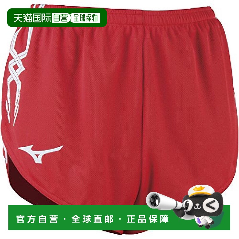 【日本直邮】Mizuno美津浓女式田径速干短裤XL红白 U2MB8250 62