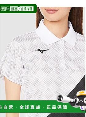 【日本直邮】Mizuno美津浓网球速干POLO衫M白色x黄色 62JA1701