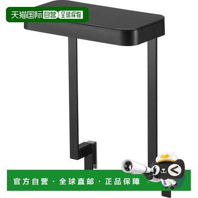 【日本直邮】山崎实业 tower 橱下带盖塑料袋架 黑色 10335
