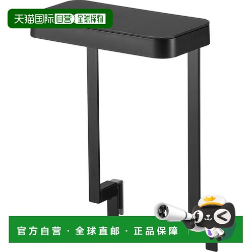 【日本直邮】山崎实业 tower 橱下带盖塑料袋架 黑色 10335
