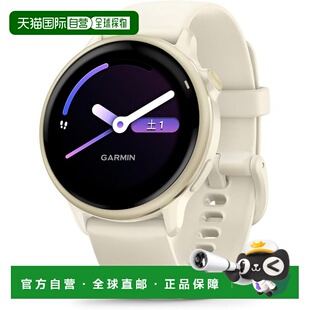 【日本直邮】佳明 vivoactive 6 Bone/Lunar Gold AMOLED 健身智