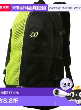 日本直邮SPALDING CAGER BREEZE 黑色 x 柠檬绿篮球背包 40017LG