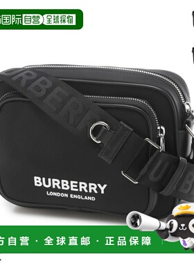 日本直邮Burberry 男士斜挎包/单肩包 8049094 黑色 PADDY PN9