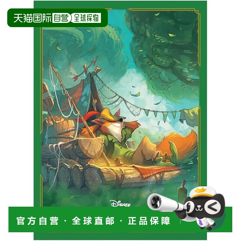 日本直邮多美 迪士尼罗卡纳TCG卡牌官方卡套 罗宾汉