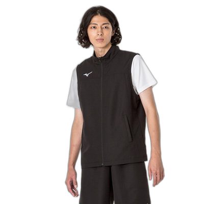 日本直邮MIZUNO 训练交叉背心男女通用训练服风衣男士 32JCA13509