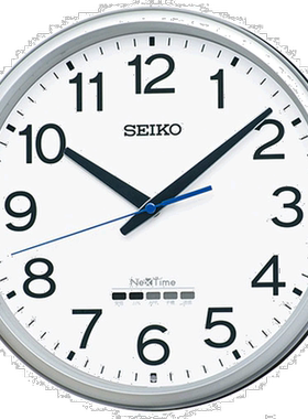 日本直邮SEIKO ZS254S银色金属漆Nexttime系列电波钟ZS254S