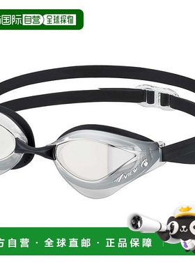 日本直邮View 泳镜 BLADEORCA 透明 x 深银色