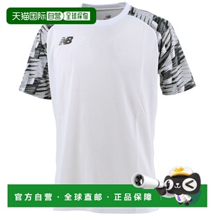 足球比赛衬衫 Balance JMTF1417 上衣 日本直邮 白色短袖 New