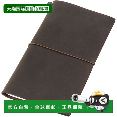 【日本直邮】TRAVELER'S 笔记本 常规大小 茶色 13715006空白