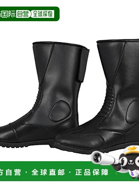 【日本直邮】Komine 后拉链靴 K202 302 黑色 24.5cm