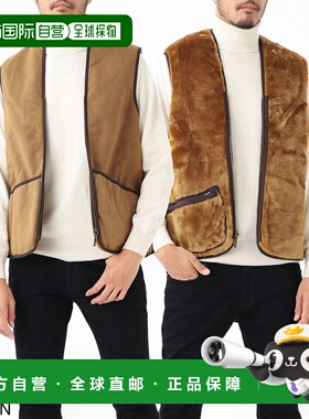 日本直邮Barbour 男士保暖抓绒背心 带拉链内衬 棕色 mli0004br31