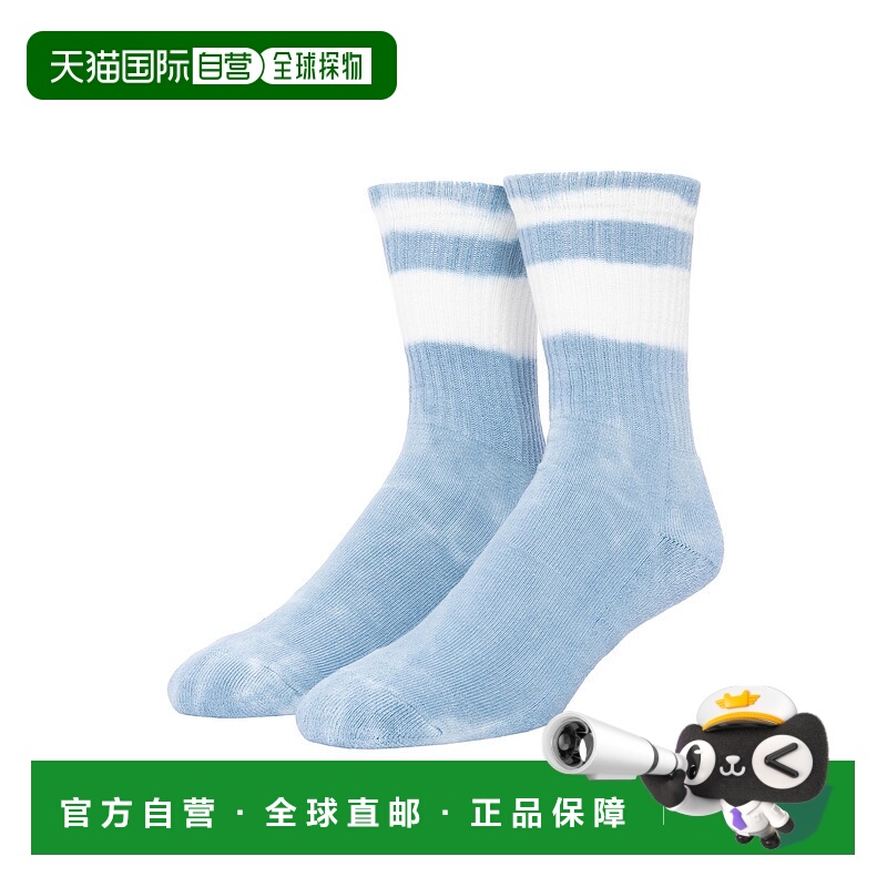 1h可退 日本直邮HUF 男女同款扎染中筒袜 25M_SK90007