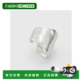 日潮直邮agete阿卡朵极简银色耳夹 中性盐系时尚 小众高级感银耳