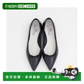 TEMPERATE女士休闲鞋 日本直邮 黑色浅口一脚蹬平底耐磨舒适